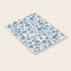 Light Blue Floral Pattern Notebook Gallery Image 3
