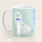Staffordshire Dogs in Teal and Blue Coffee Mug Gallery Image 3