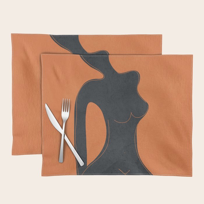Abstract Nude II Placemat Gallery Image 1