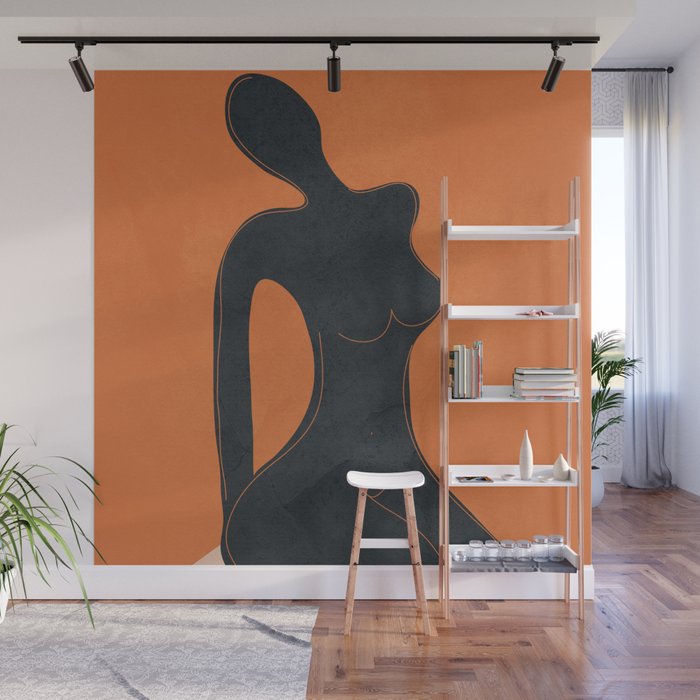 Abstract Nude II Wall Mural Gallery Image 1