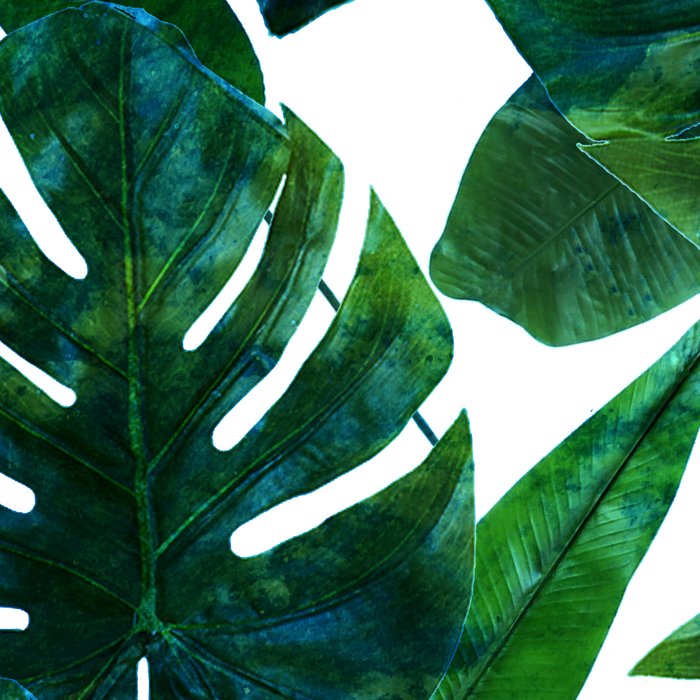 Tropical Nature Monstera Watercolor Painting, Botanical Jungle Dark Palm Illustration Coffee Mug Gallery Image 2