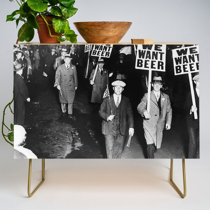 We Want Beer Prohibition Credenza Gallery Image 1