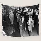 We Want Beer Prohibition Wall Tapestry Gallery Image 4