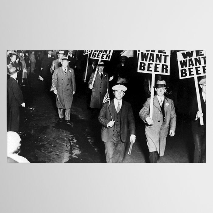 We Want Beer Prohibition Tablecloth Gallery Image 2