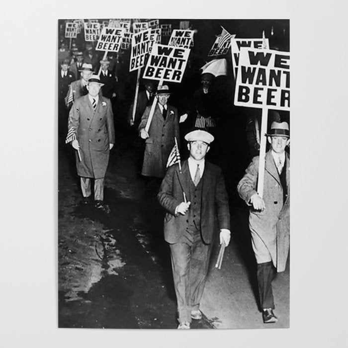 We Want Beer Prohibition Poster Gallery Image 1
