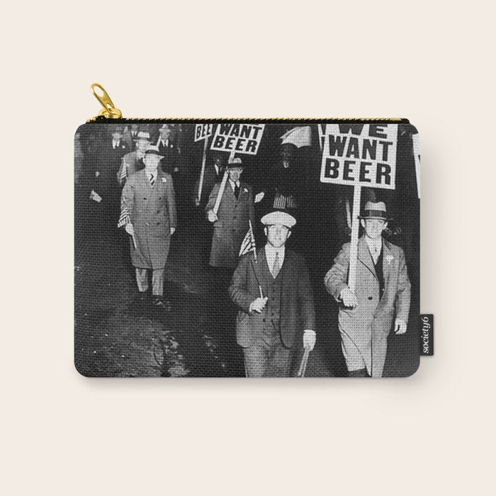 We Want Beer Prohibition Carry All Pouch Gallery Image 1