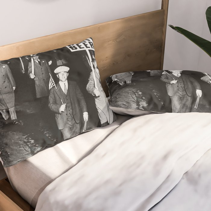 We Want Beer Prohibition Pillow Sham Gallery Image 2