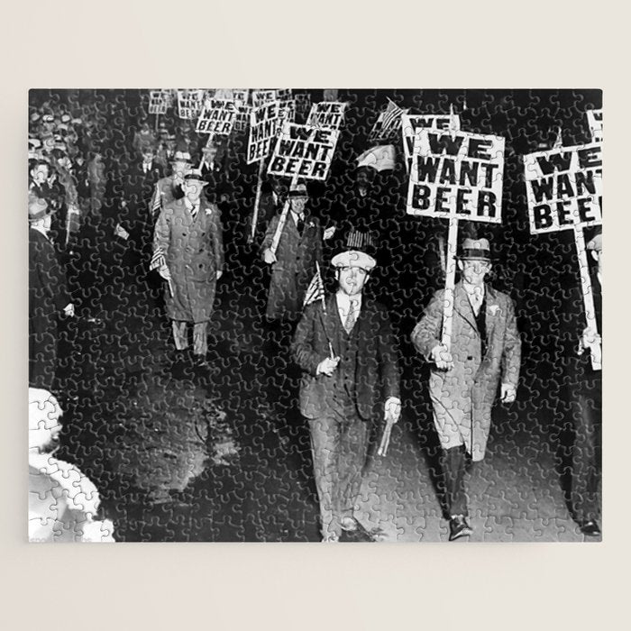 We Want Beer Prohibition Jigsaw Puzzle Gallery Image 1