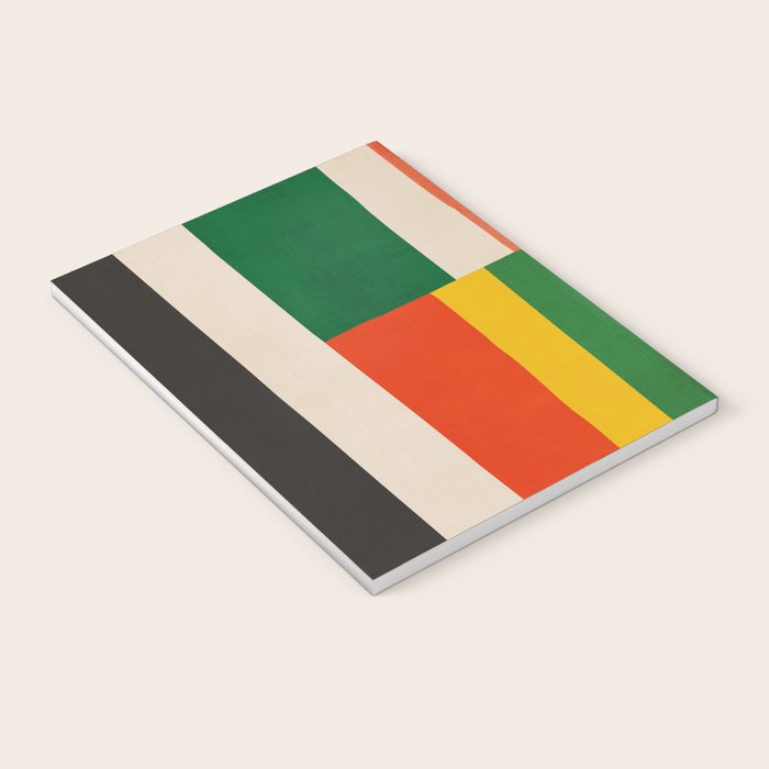 Mid-Century Geometric Artwork Painting Notebook Gallery Image 3