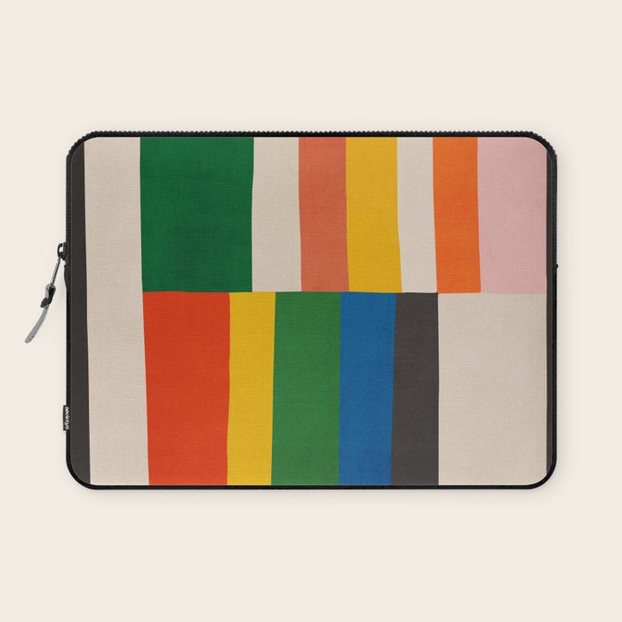 Mid-Century Geometric Artwork Painting Laptop Sleeve Gallery Image 1