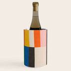 Mid-Century Geometric Artwork Painting Wine Chiller Gallery Image 3