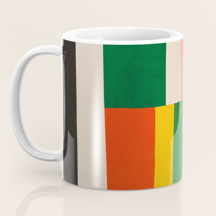 Mid-Century Geometric Artwork Painting Coffee Mug Gallery Image 3