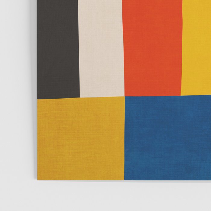 Mid-Century Geometric Artwork Painting Poster Gallery Image 3