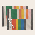 Mid-Century Geometric Artwork Painting Placemat Gallery Image 1