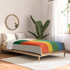 Mid-Century Geometric Artwork Painting Comforter Gallery Image 2