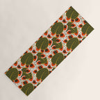 African leaves and flowers Yoga Mat Gallery Image 1