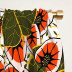 African leaves and flowers Window Curtain Gallery Image 2