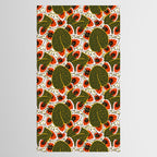 African leaves and flowers Tablecloth Gallery Image 2