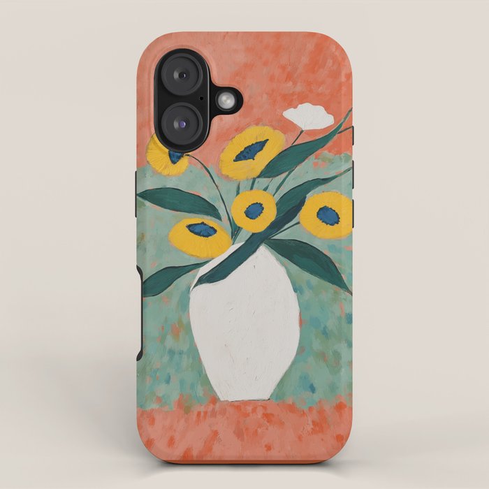 Bold Sunflower Still Life iPhone Case Gallery Image 1