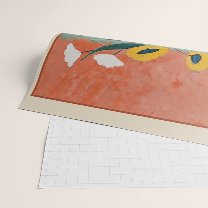 Bold Sunflower Still Life Wrapping Paper Gallery Image 2