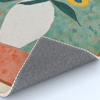 Bold Sunflower Still Life Rug Gallery Image 4