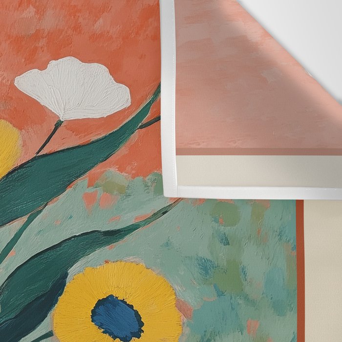 Bold Sunflower Still Life Wall Tapestry Gallery Image 3