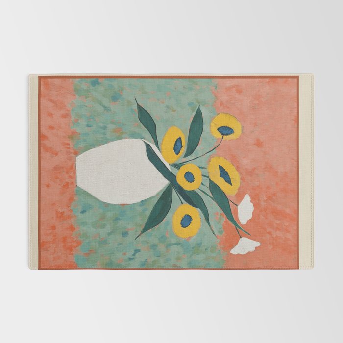 Bold Sunflower Still Life Rug Gallery Image 2