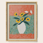 Bold Sunflower Still Life Serving Tray Gallery Image 1
