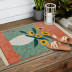 Bold Sunflower Still Life Outdoor Rug Gallery Image 2