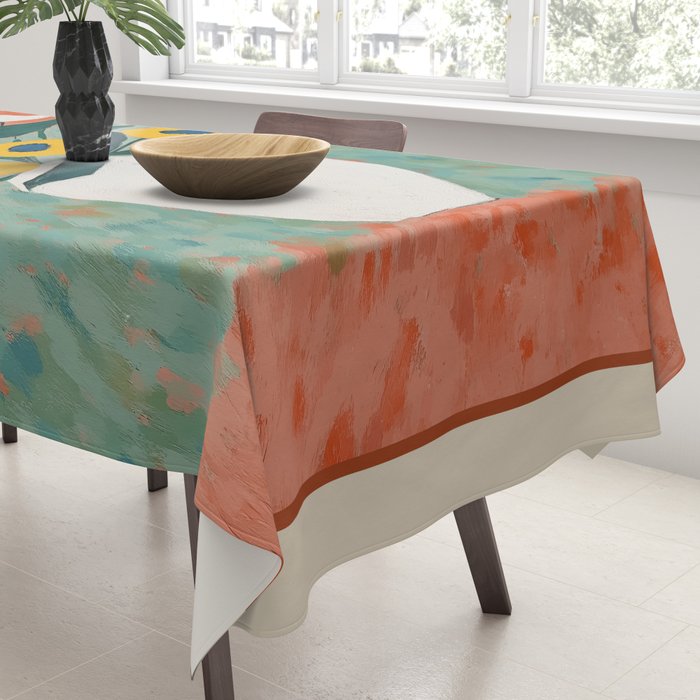 Bold Sunflower Still Life Tablecloth Gallery Image 3