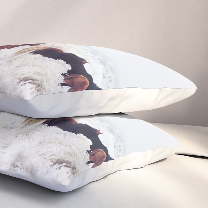 Winter Horseland Pillow Sham Gallery Image 3