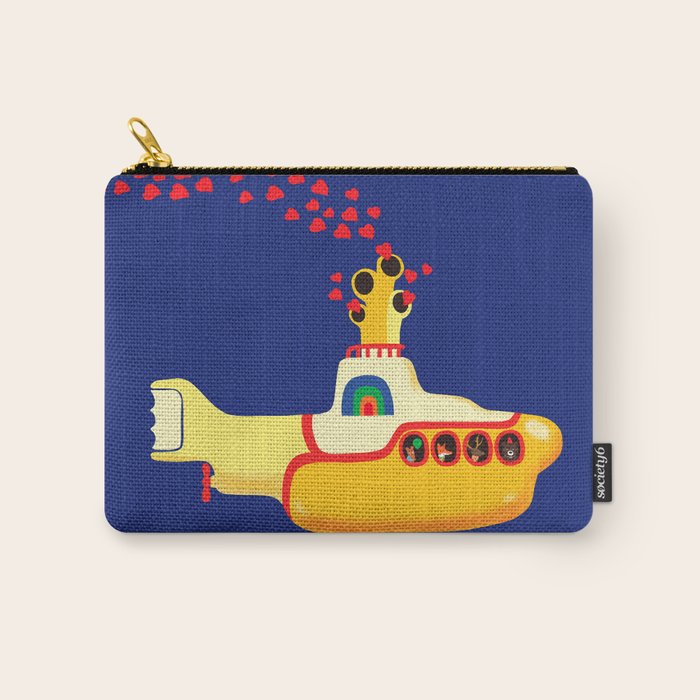Yellow Submarine Bubbling Love Carry All Pouch Gallery Image 1