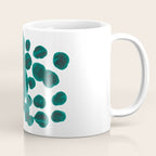 Teal Green Bubble Pattern Inkblot Rorschach Test Coffee Mug Gallery Image 1