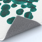 Teal Green Bubble Pattern Inkblot Rorschach Test Rug Gallery Image 4