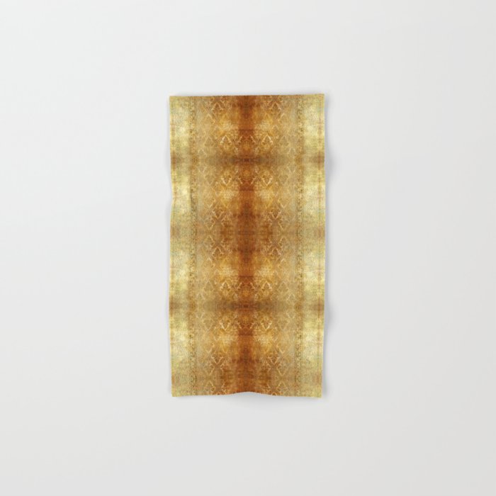 AGED GOLDEN DAMASK Shabby Chic  Bath Towel Gallery Image 1