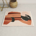 Abstract Art /Minimal Girl  5 Rug Gallery Image 1