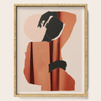Abstract Art /Minimal Girl  5 Serving Tray Gallery Image 1
