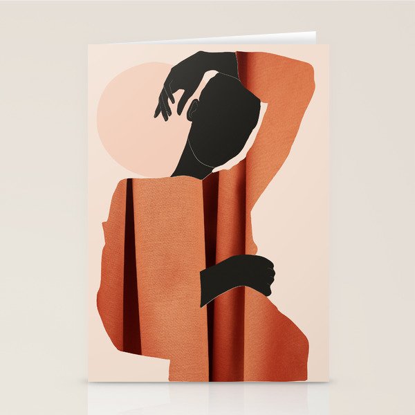 Abstract Art /Minimal Girl  5 Stationery Card Gallery Image 2