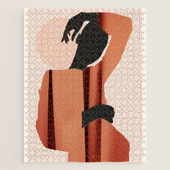 Abstract Art /Minimal Girl  5 Jigsaw Puzzle Gallery Image 1