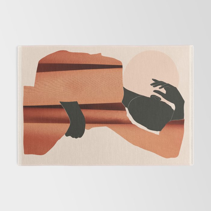 Abstract Art /Minimal Girl  5 Rug Gallery Image 2