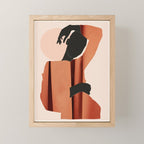 Abstract Art /Minimal Girl  5 Mini Art Print Gallery Image 1