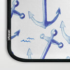 Watercolor Anchor Laptop Sleeve Gallery Image 3