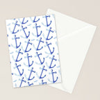 Watercolor Anchor Stationery Card Gallery Image 2