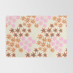 Colorful flowers. Abstract botanical art. Flower market. Tokyo exhibition print Rug Gallery Image 2