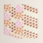 Colorful flowers. Abstract botanical art. Flower market. Tokyo exhibition print Wrapping Paper Gallery Image 3