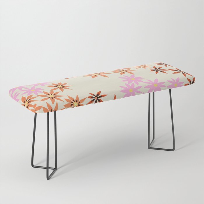 Colorful flowers. Abstract botanical art. Flower market. Tokyo exhibition print Bench Gallery Image 1