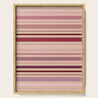 Dusty Rose And Blush Stripes Serving Tray Gallery Image 1
