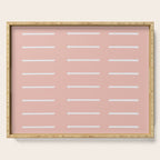 Mudcloth (Blush) Serving Tray Gallery Image 1