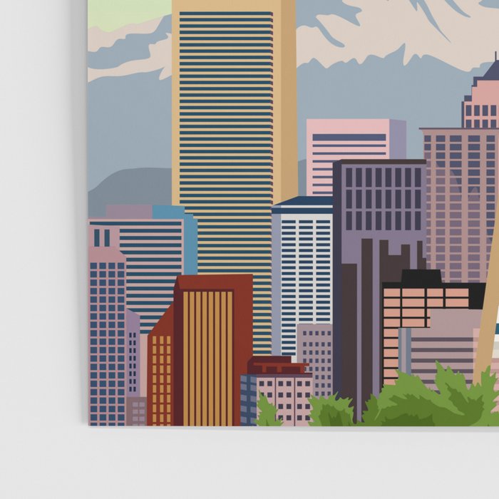 Seattle Washington Travel Poster Poster Gallery Image 3