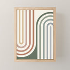 Bold Curvature Stripes VII Mini Art Print Gallery Image 1